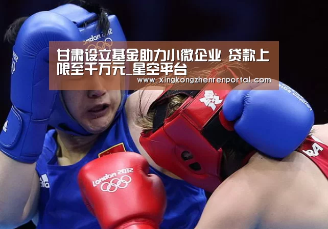 甘肃设立基金助力小微企业 贷款上限至千万元_星空平台(图3) 星空官方